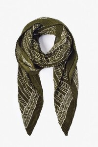 Antler Large Pleated Scarf - Nomad