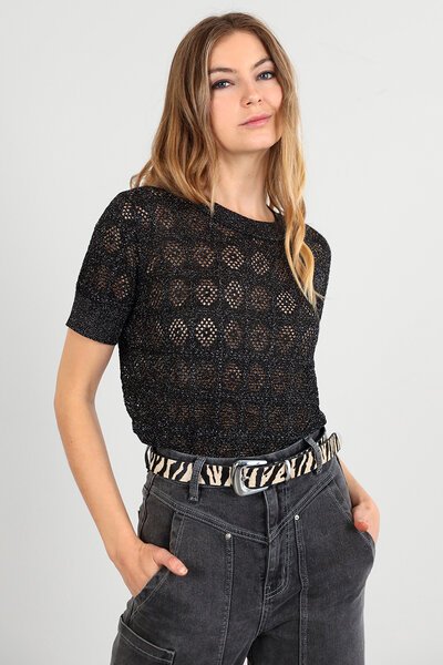 Storm Short Sleeve Cable Tee-hc-new-Hello Cyril.