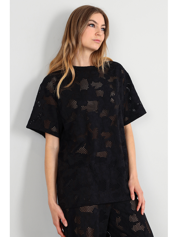 Storm Oversized Lace Tee