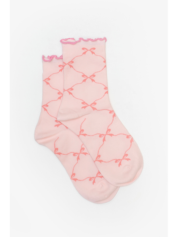 Antler Bow Lattice Sock