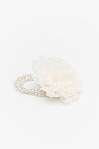 Antler Chrysanthemum Pearl Hair Tie