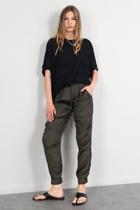 Storm Lace Stripe Oversized Tee