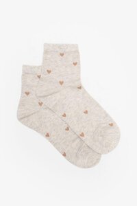 Antler Love Notes Ankle Sock