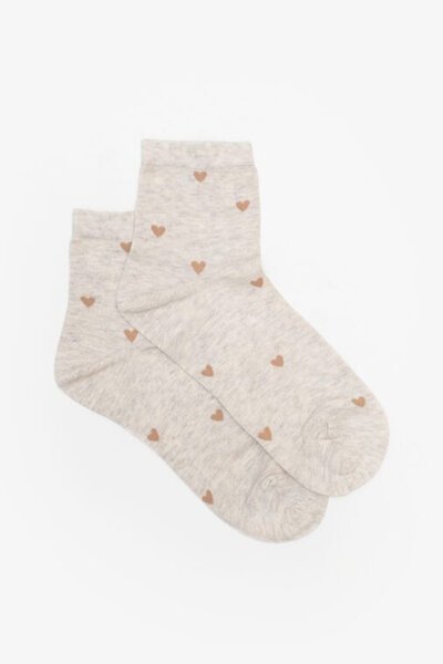 Antler Love Notes Ankle Sock-hc-shop-by-style-Hello Cyril.