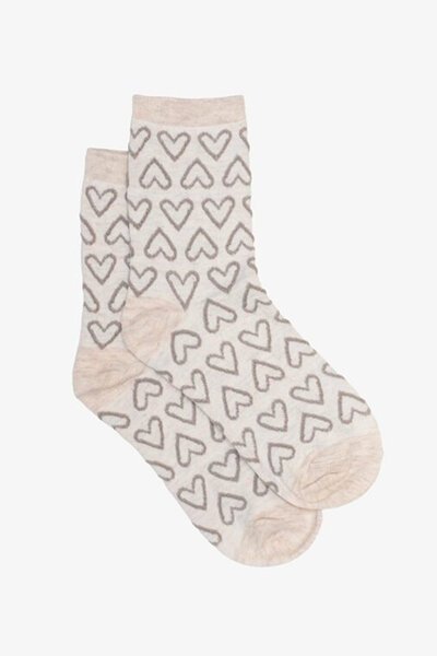 Antler Oat Heart Sock-hc-shop-by-style-Hello Cyril.