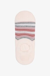 Antler Sugar Stripe No Show Sock
