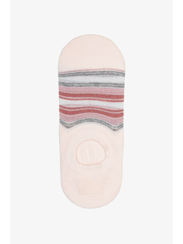 Antler Sugar Stripe No Show Sock