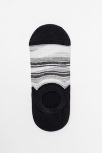 Antler Licorice Stripe No Show Sock