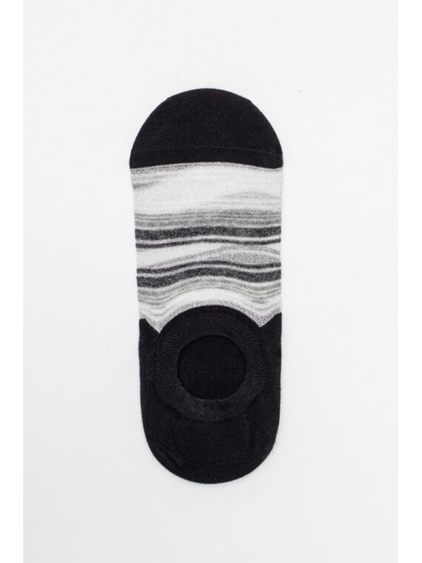 Antler Licorice Stripe No Show Sock