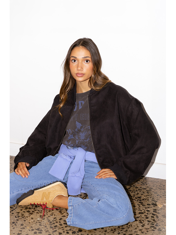Foxwood Evie Suede Bomber 