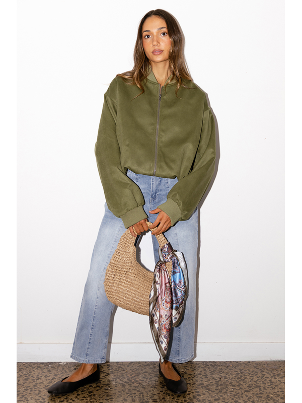 Foxwood Evie Suede Bomber 
