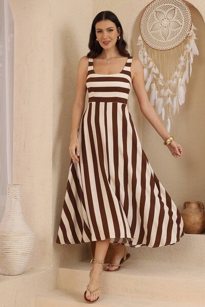 Iris Maxi Verona Stripe Maxi Dress-hc-new-Hello Cyril.