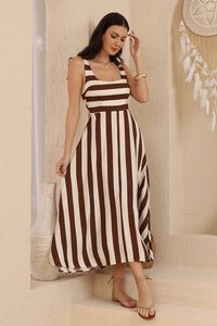 Iris Maxi Verona Stripe Maxi Dress