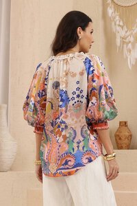 Iris Maxi Estella Puff Sleeve Top