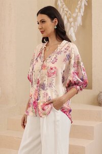 Iris Maxi Liliana Floral Top