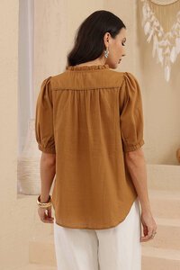 Iris Maxi Marion Tie Neck Top