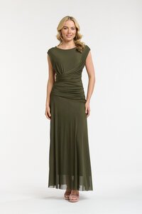 Urban Luxury Ruched Maxi Dress