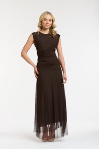 Urban Luxury Ruched Maxi Dress