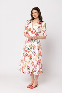 Leila + Luca Apricot Bloom Accomplished Dress