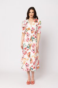 Leila + Luca Apricot Bloom Accomplished Dress