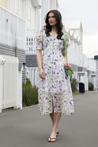 Leila + Luca Wisteria Spring Accomplished Dress