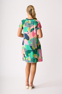 Foil A Line Dress