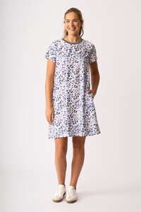Foil A Line Dress