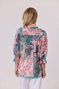 Classified Aurora Peasant Top