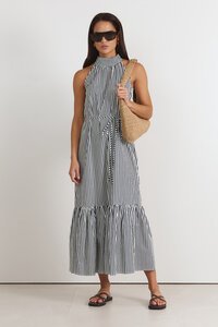 Adorne Rosa Stripe Maxi Dress