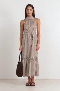 Adorne Rosa Stripe Maxi Dress