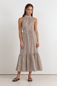 Adorne Rosa Stripe Maxi Dress