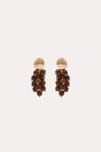 Adorne Stone Cluster Earrings 