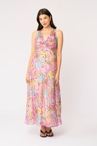 Foil Halter Ego Dress