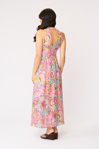 Foil Halter Ego Dress