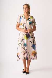 Foil Empire Returns Dress