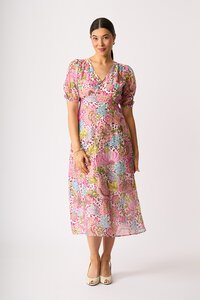 Foil Empire Returns Dress