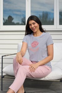 Preen Round Neck Placement Tee