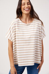Haven Kos Stripe Tshirt