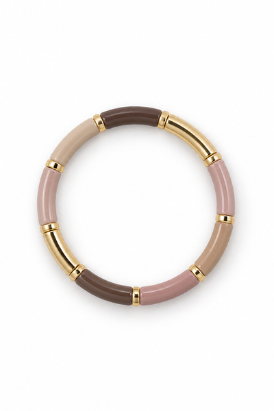 Tiger Tree Earth Curved Bar Bracelet-hc-shop-by-style-Hello Cyril.