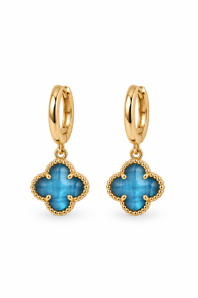 Tiger Tree Blue Crystal Felice Huggies Earrings-hc-shop-by-style-Hello Cyril.