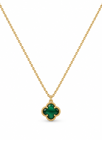 Tiger Tree Green Crystal Felice Necklace