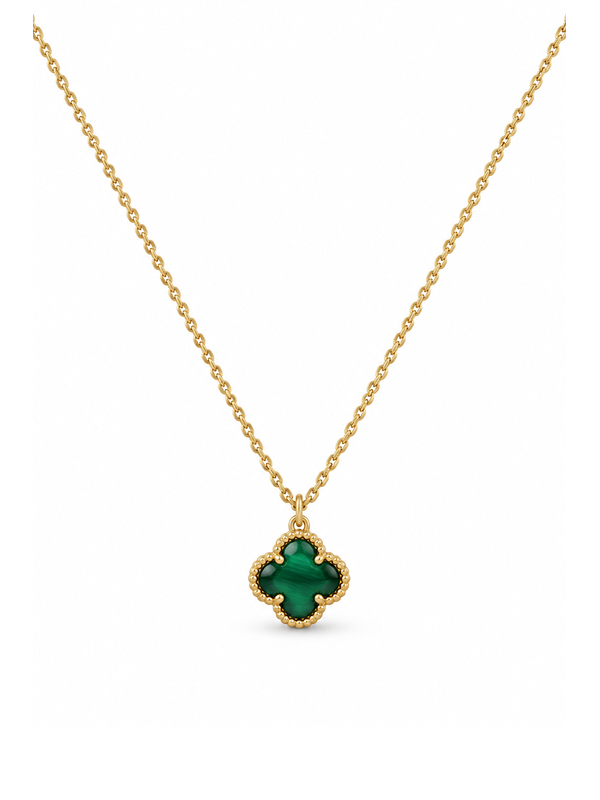 Tiger Tree Green Crystal Felice Necklace