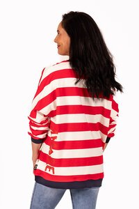 Jellicoe Sweatshirt Red Stripe