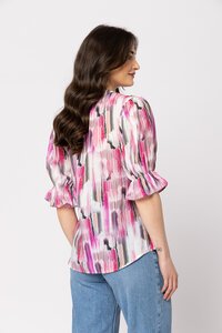 Seeking Lola Pink Iridescence Honest Top
