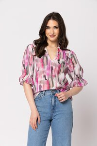 Seeking Lola Pink Iridescence Honest Top