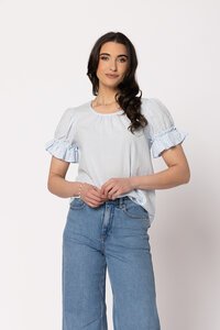 Seeking Lola Sky Vibrant Top