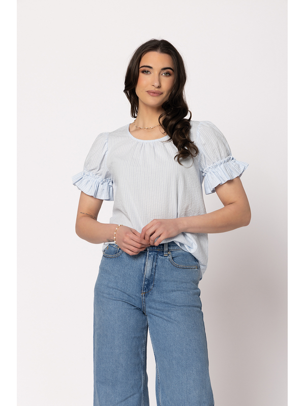 Seeking Lola Sky Vibrant Top