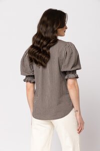 Seeking Lola Coffee Relaxed Butterfly Top