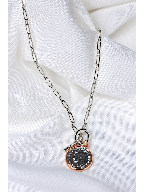 She Jewellery Royal Coin Pendant Necklace