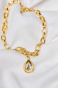 She Jewellery Teardrop Chain Necklace